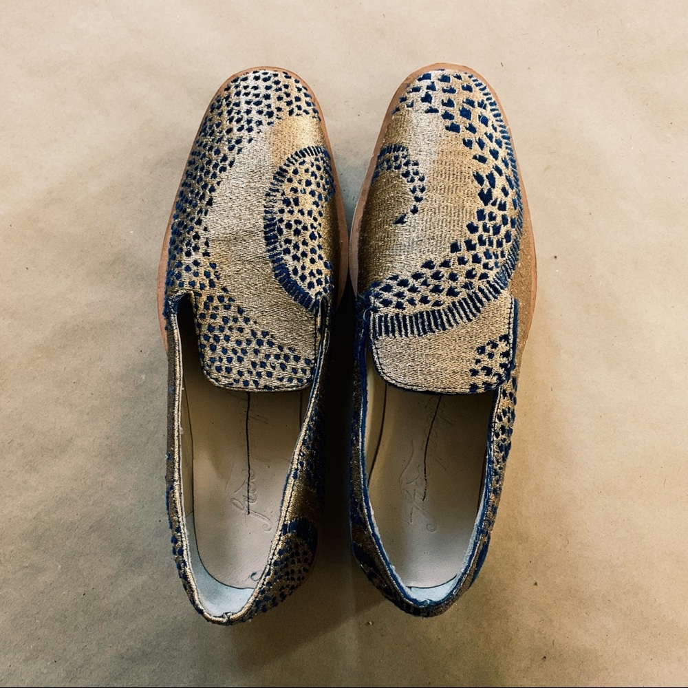 Free People Snake Loafers